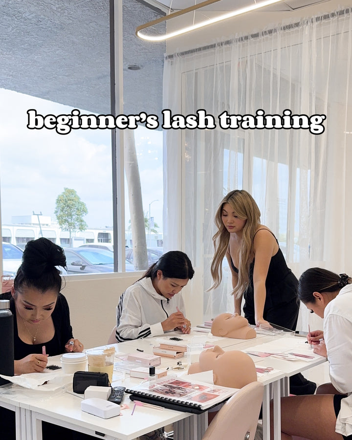 Cover photo of the Mish Esthetics beginner lash training in Orange County, CA